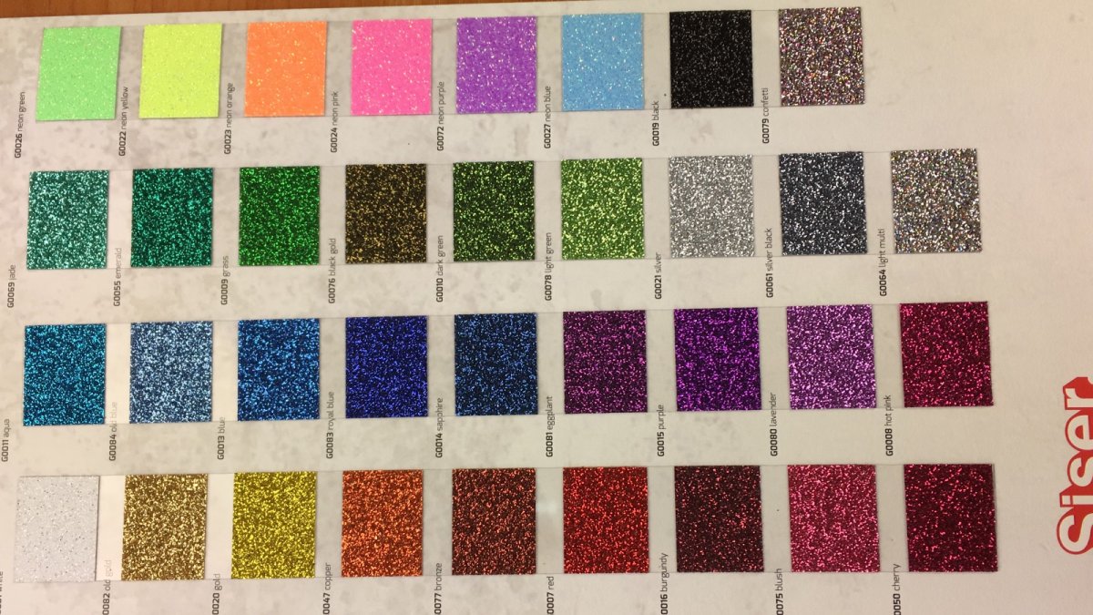 Siser Moda glitter 2 палитра