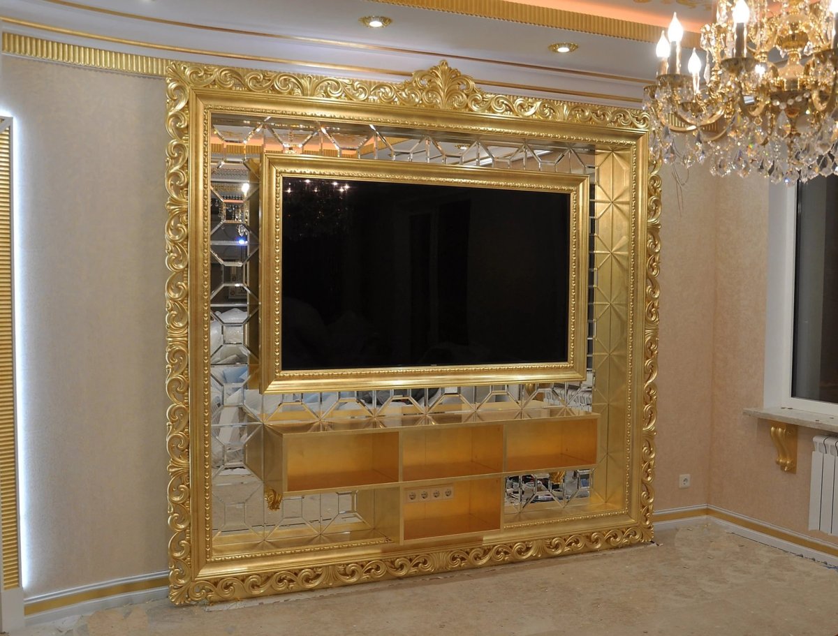 Багет для телевизора на стену