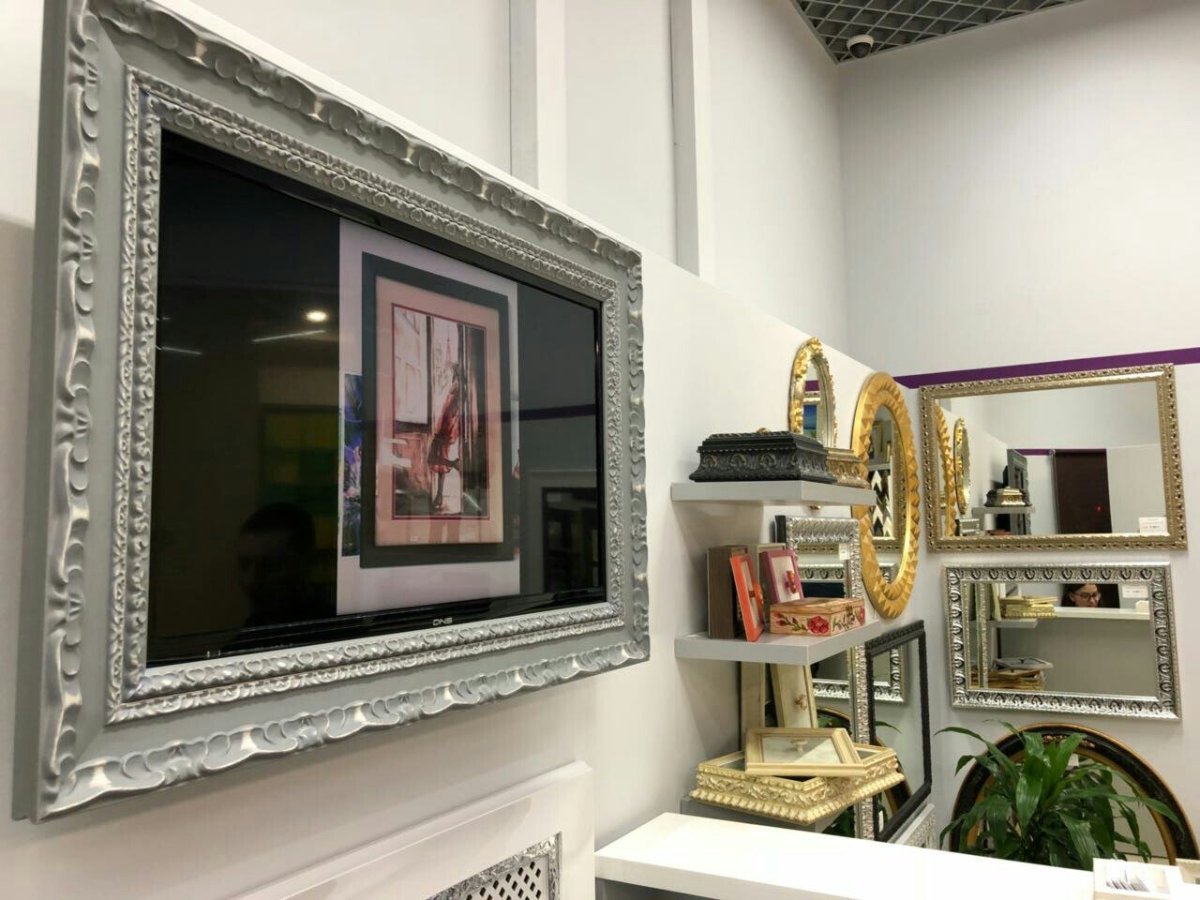 Багетные рамки в интерьере