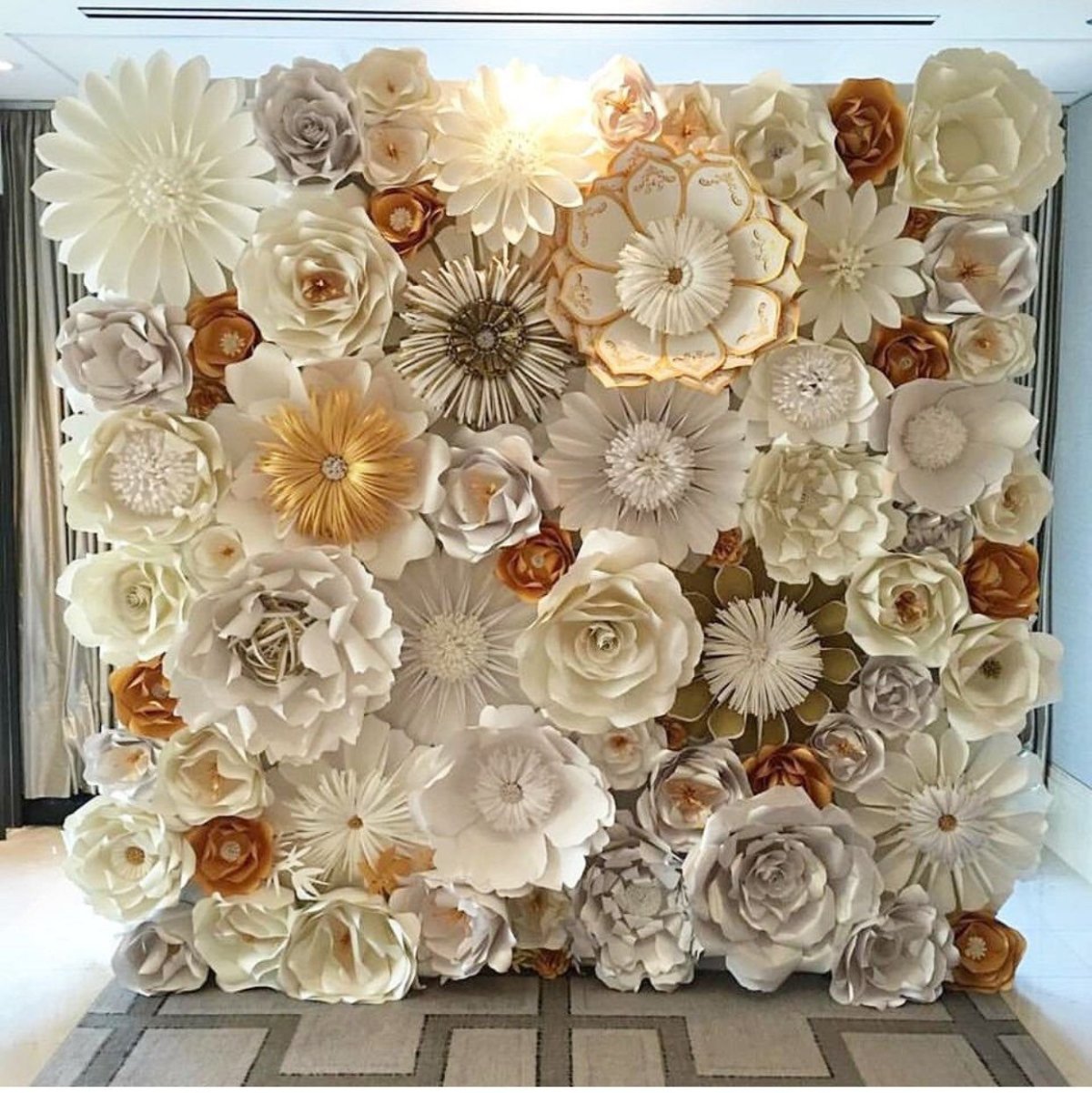 Цветы бумажные