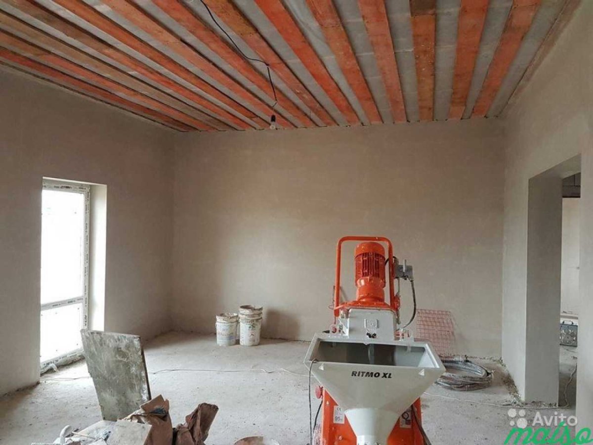 Механизированная штукатурка стен