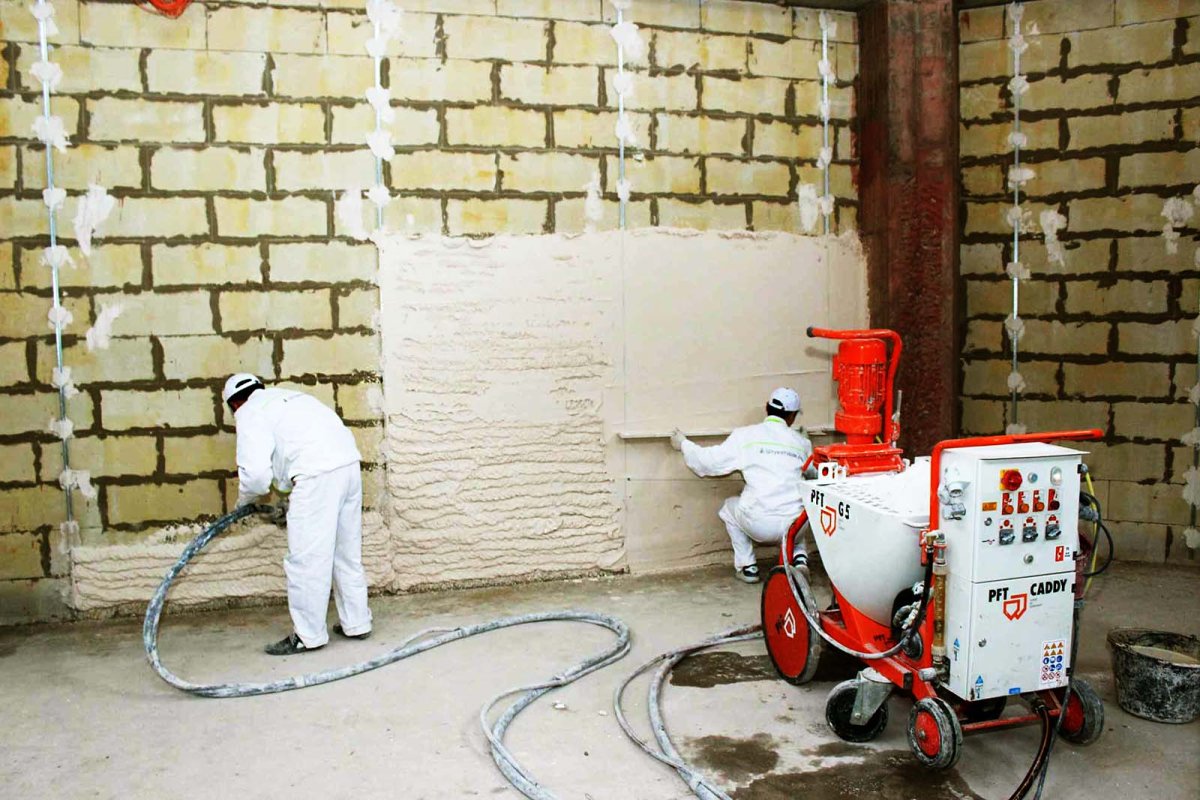 Механизированная штукатурка стен +7 (776) 167-16-68