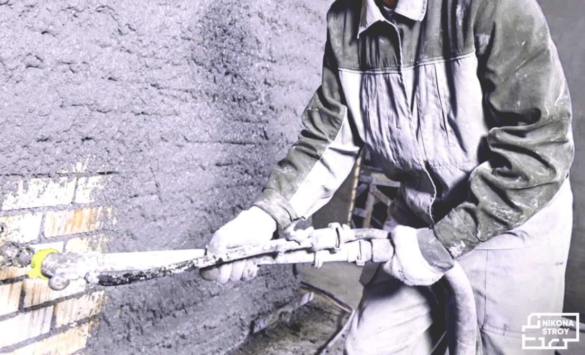 Механизированная штукатурка фасада