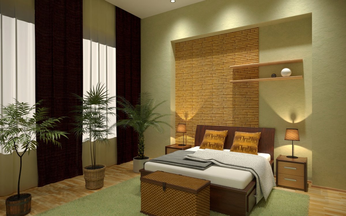 3 D бамбуковые обои для спальни для аркы