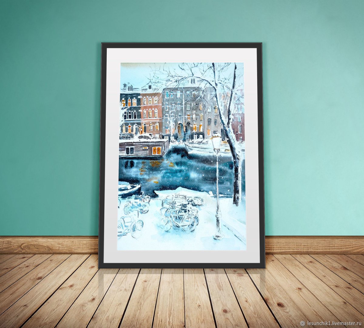 Зимние постеры для интерьера