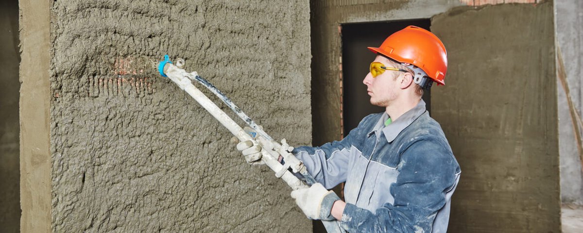 Штукатурка цементно Песчаная механизированная