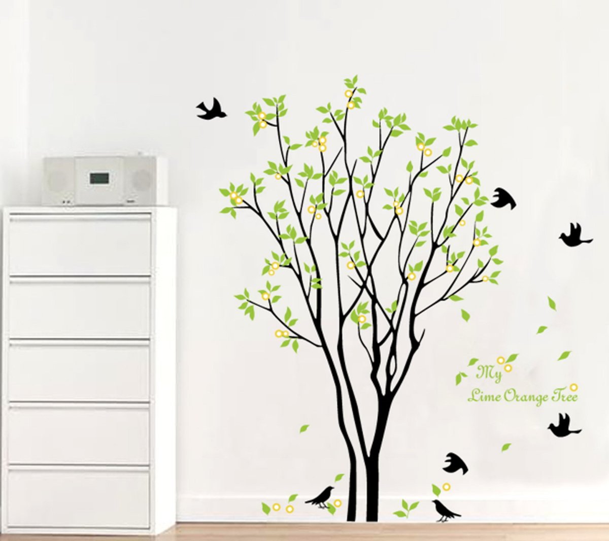 Наклейки на стену вертикальные