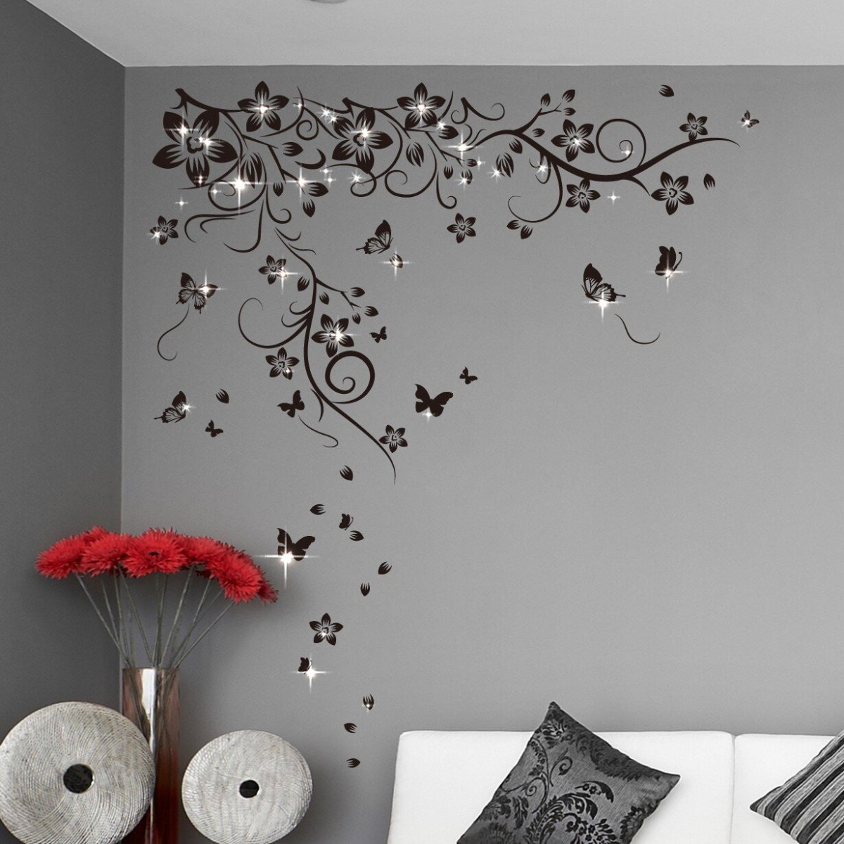 Объемные трафареты для декора стен