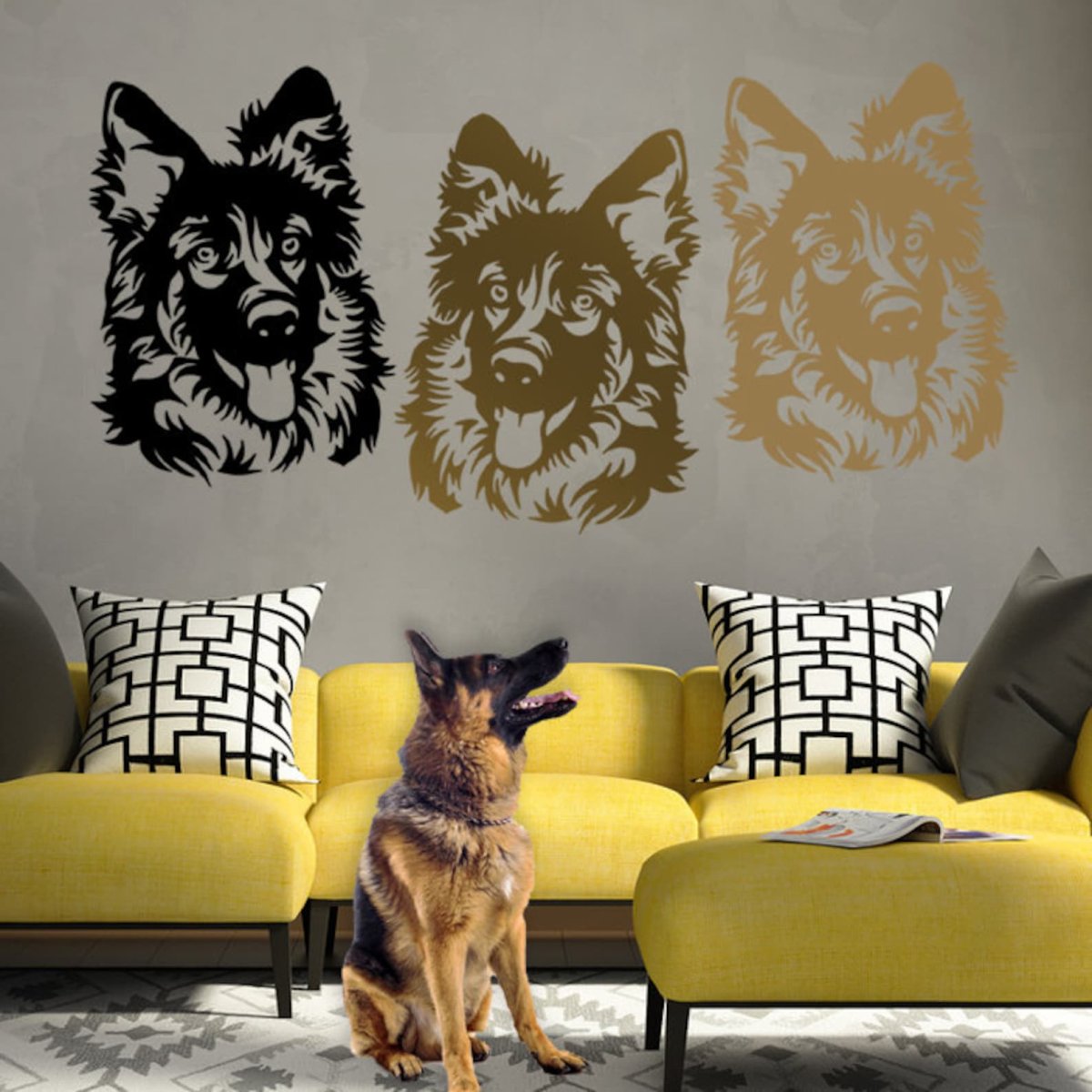 Собака в интерьере