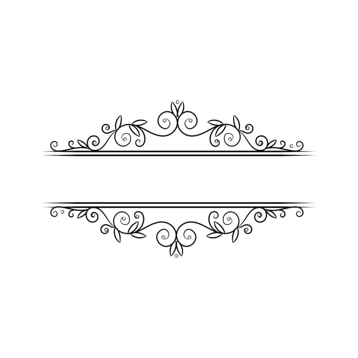 Рамки и вензеля DXF