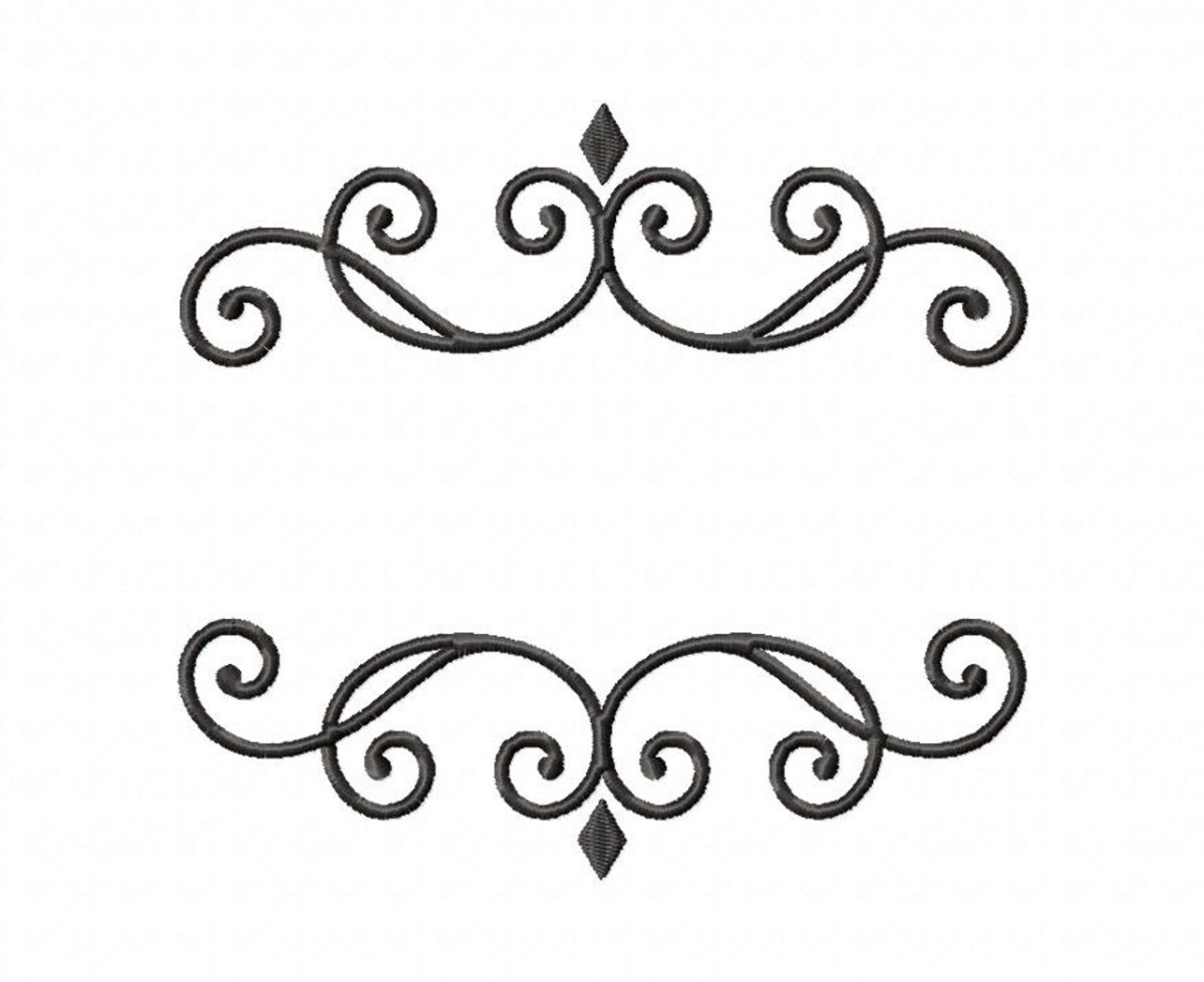 Вензеля для украшения