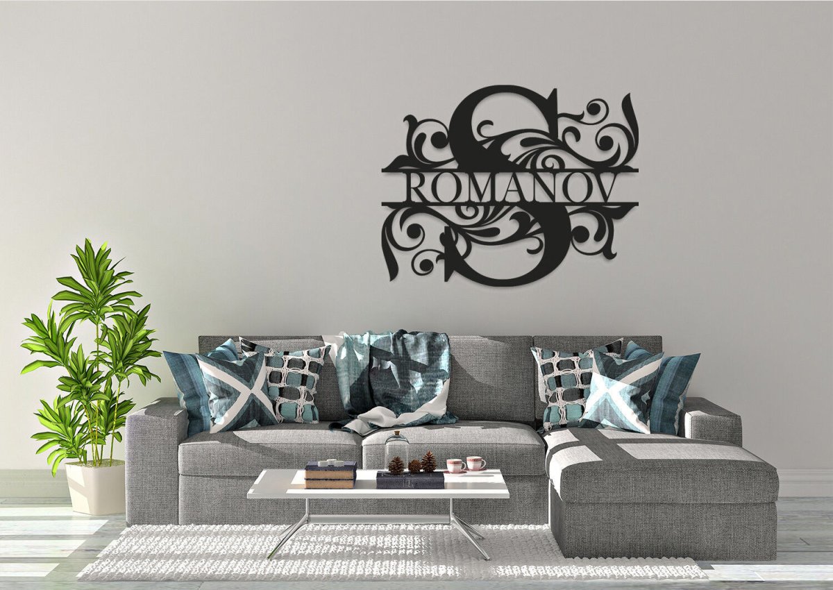 Вензеля в лофт стиле