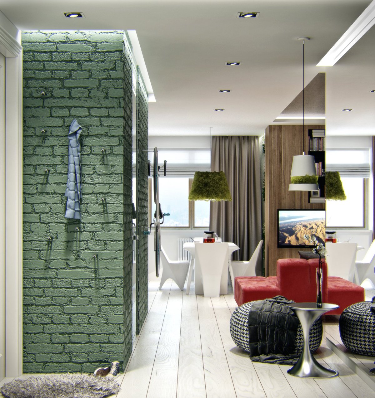 Экостиль в интерьере квартиры