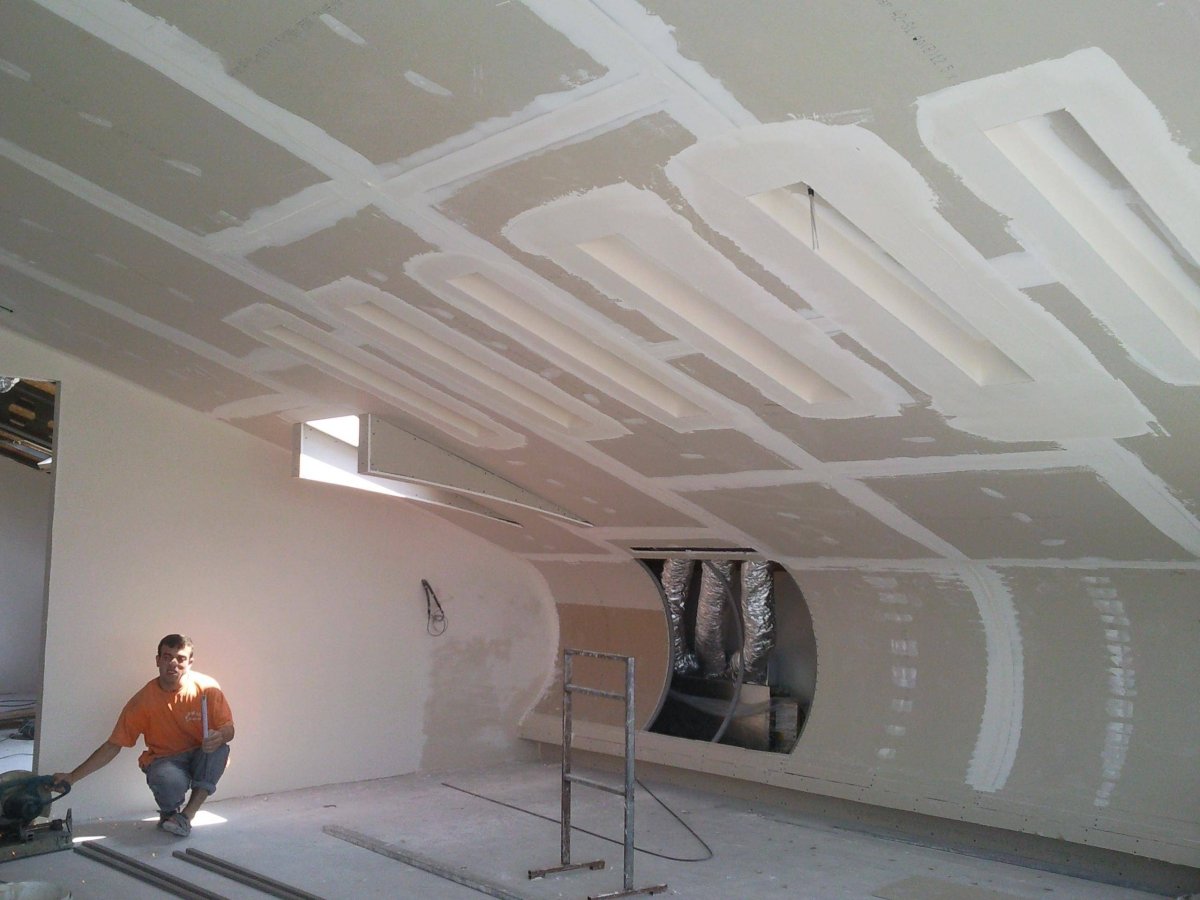 Краска потолок гипсокартон