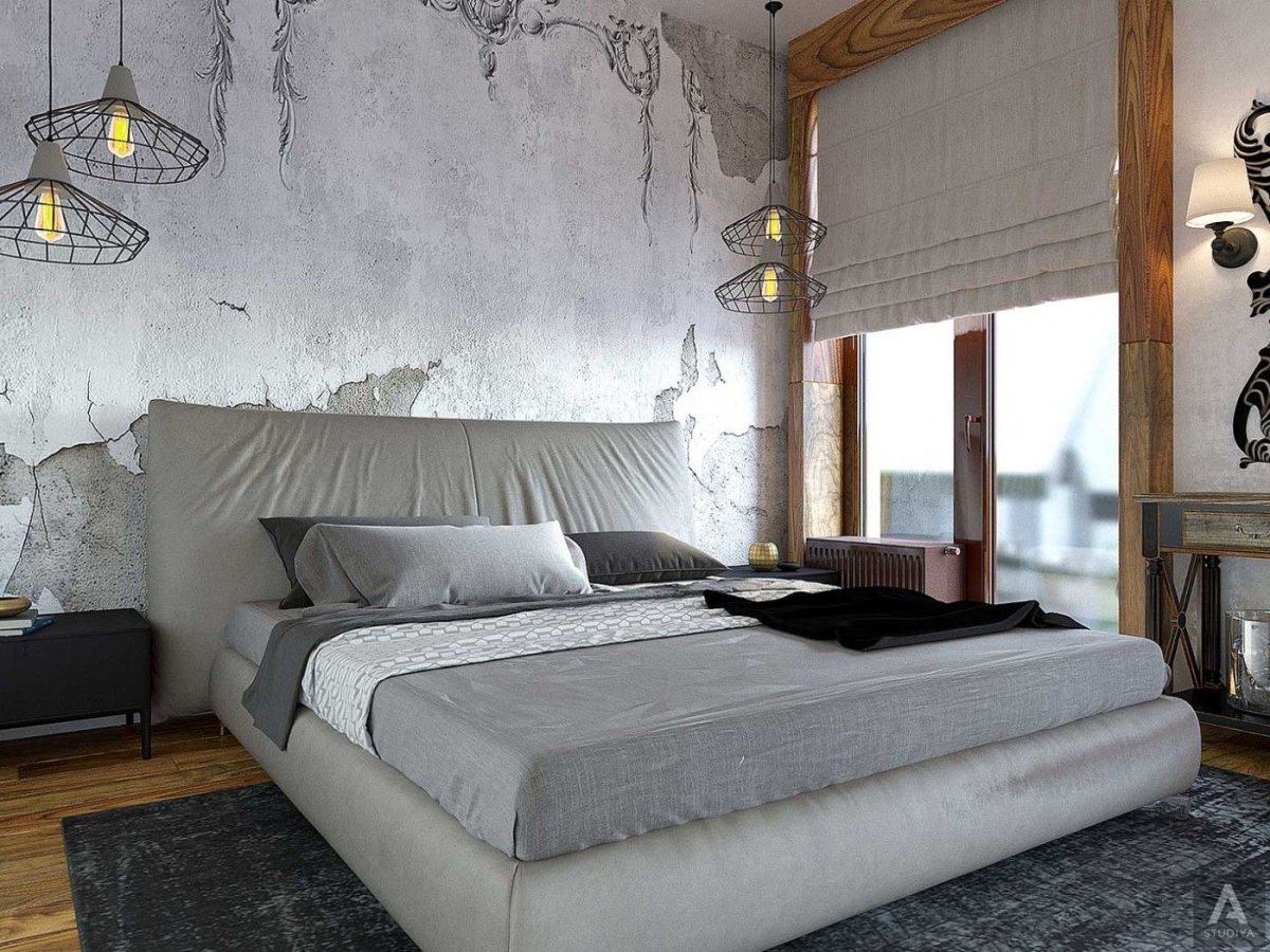 Обои в стиле лофт