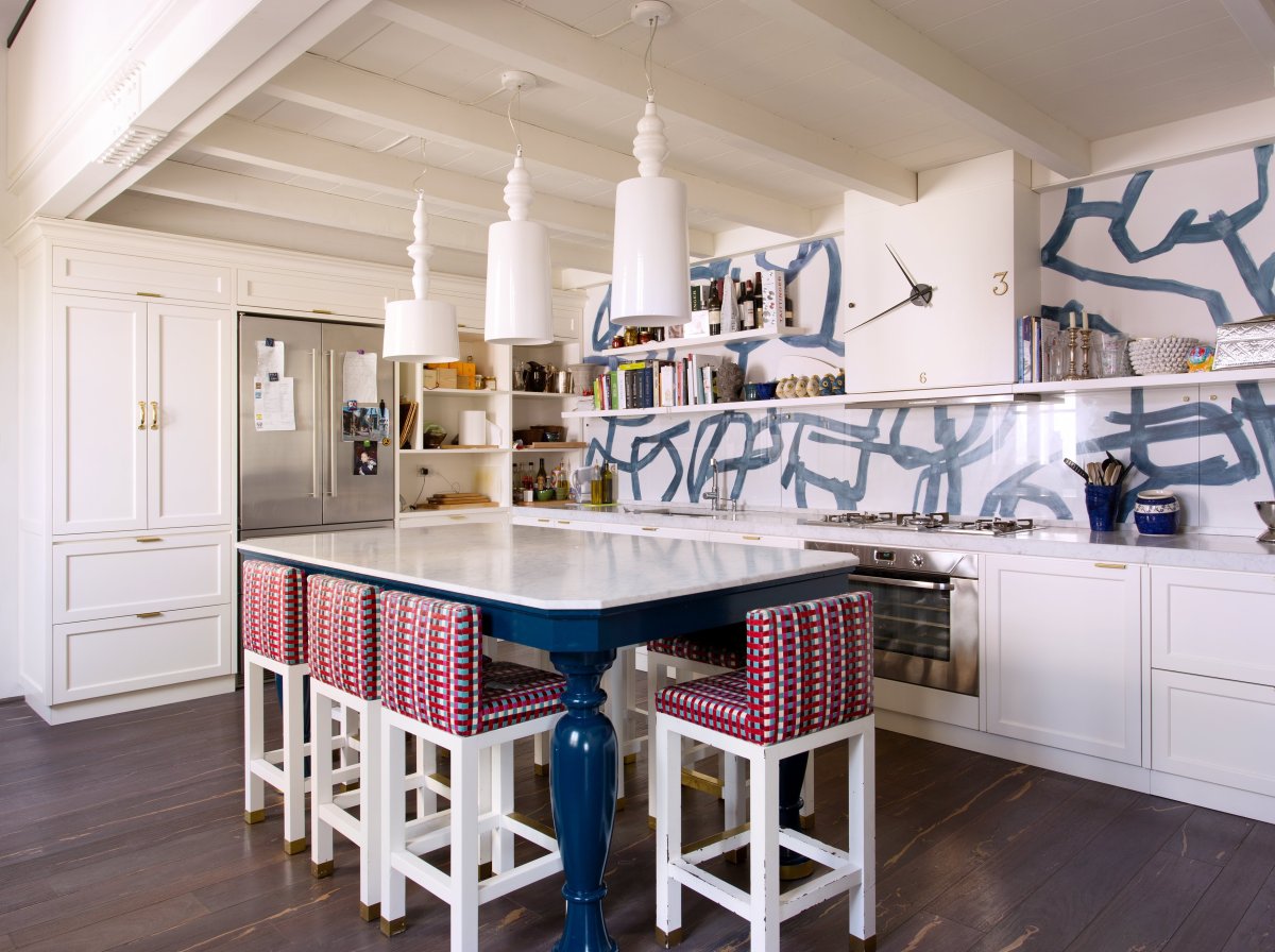 Эклектика в интерьере кухни