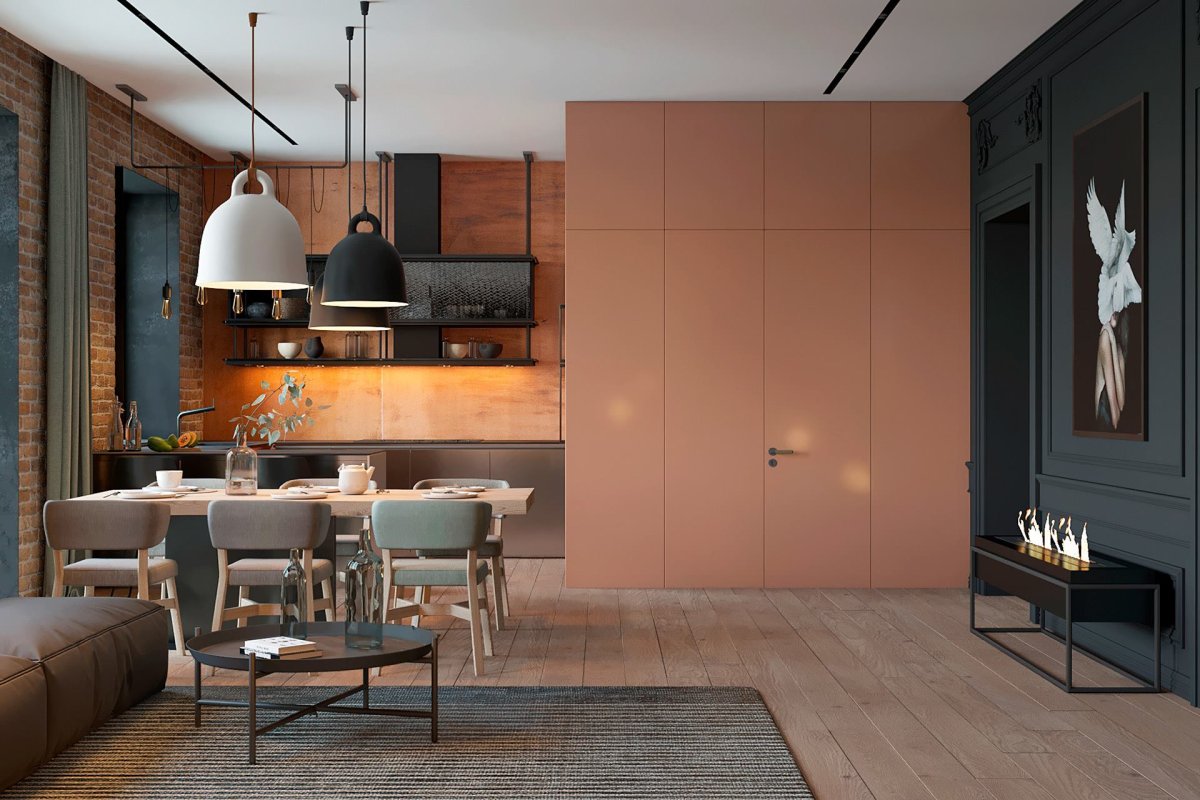 Эклектичный Минимализм в интерьере