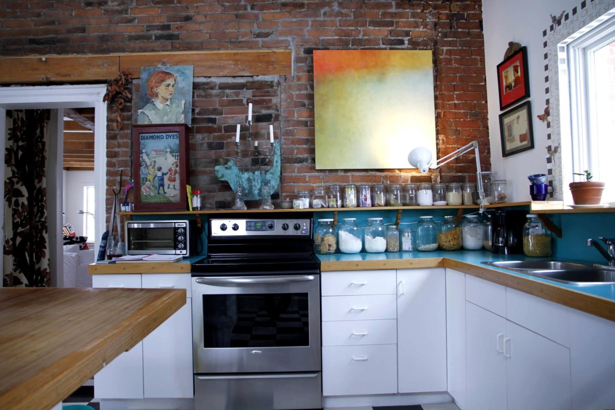 Маленькая кухня Эклектика