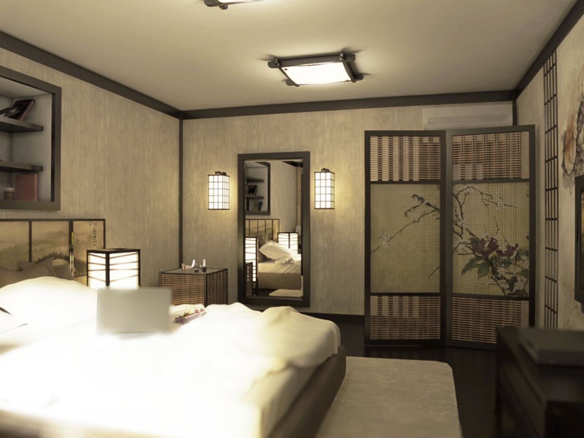 Комната в японском стиле для подростка