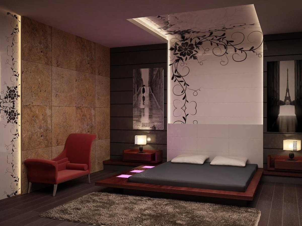 Спальня в японском стиле Минимализм