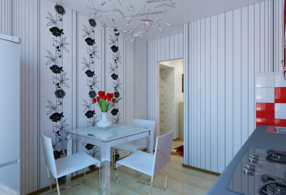 Стеновые панели в интерьере кухни