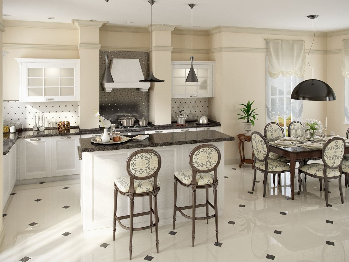 Европейская кухня интерьер