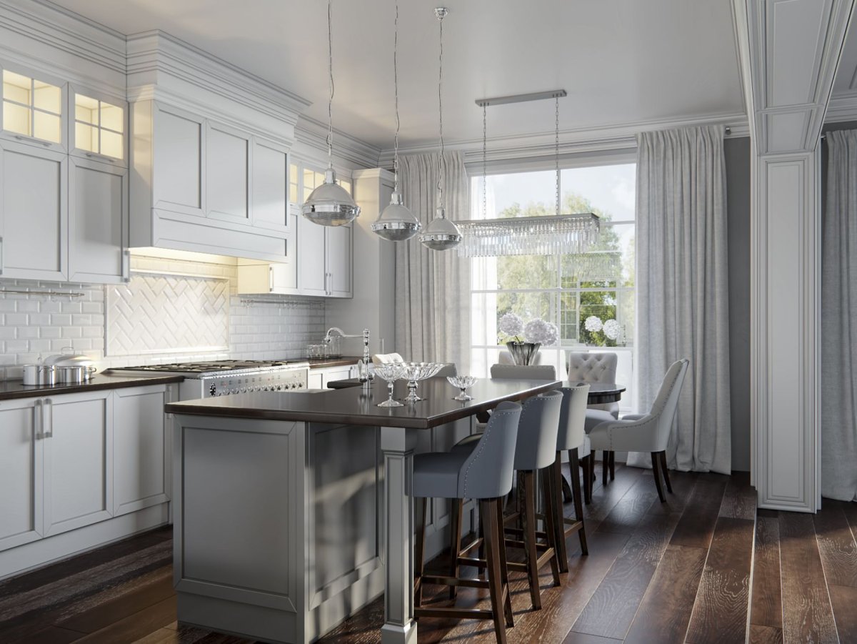 Кухни икеа Неоклассика