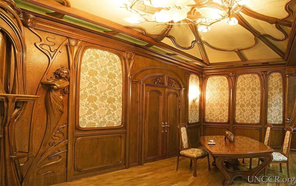 Стены в стиле Модерн