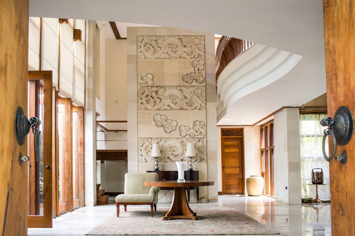 Панно в стиле Модерн в интерьере