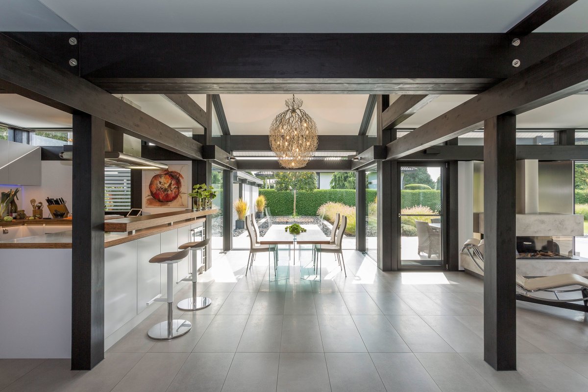Дизайнерский дом фахверк HUF House