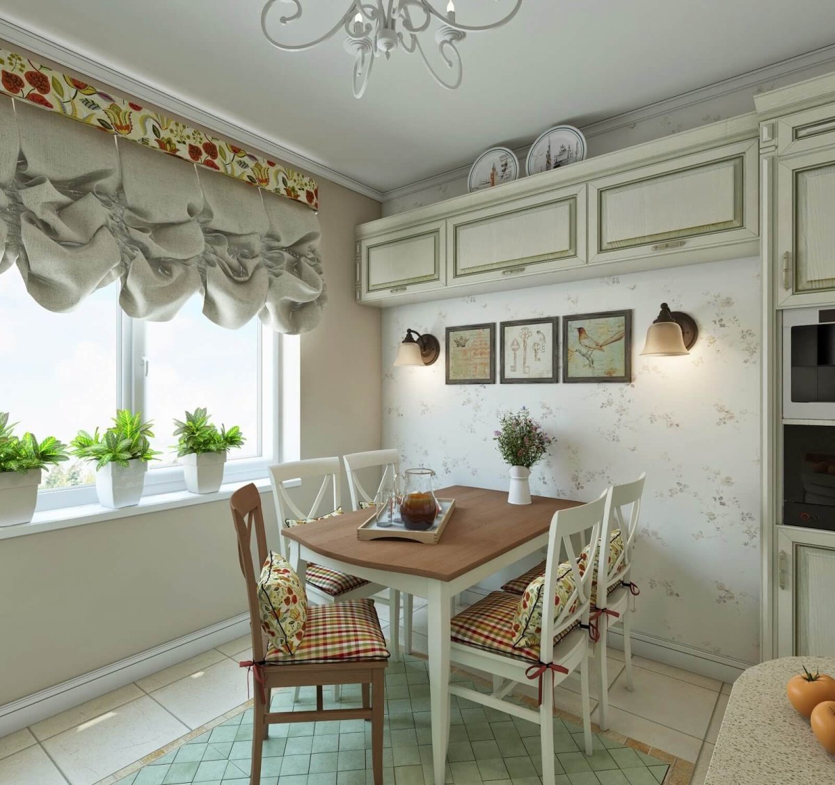 Кухня столовая в стиле Прованс