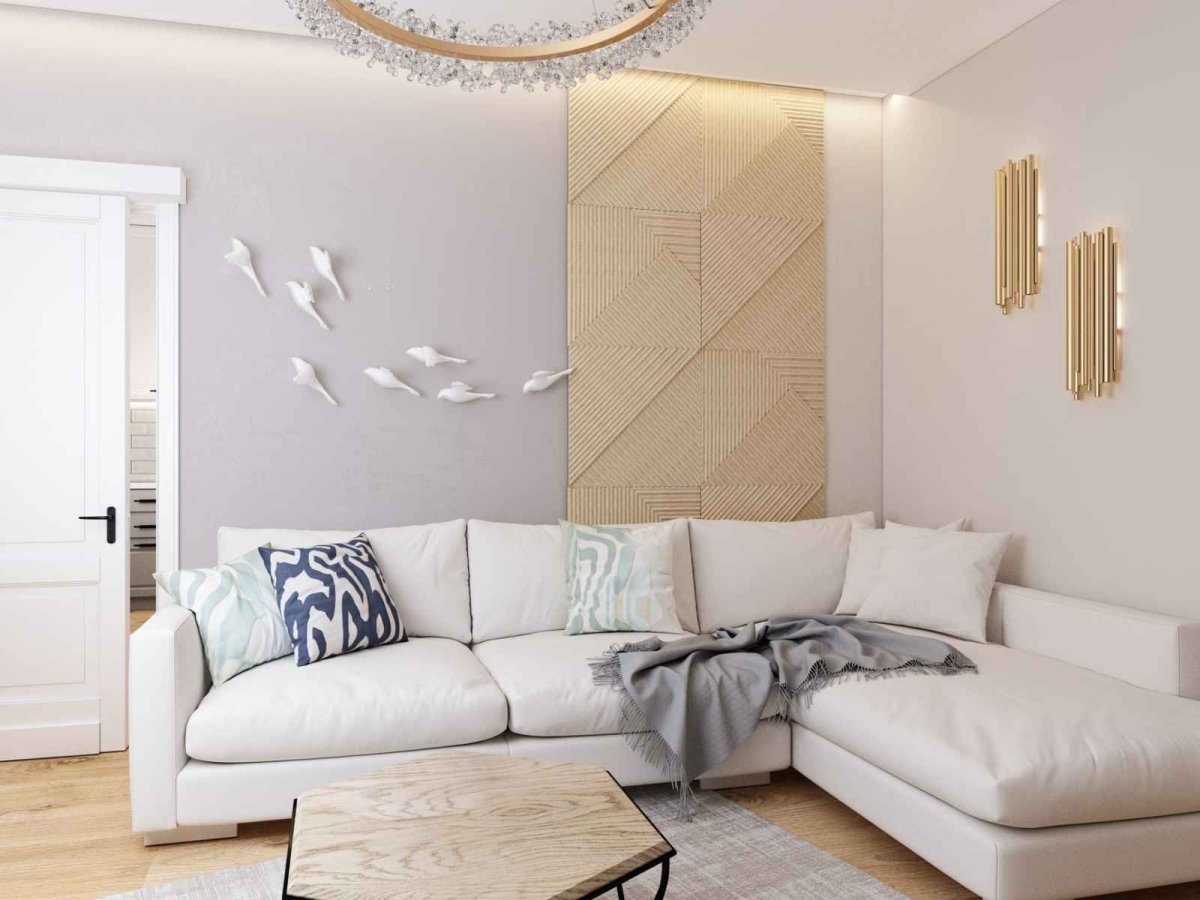 Жемчужный цвет стен