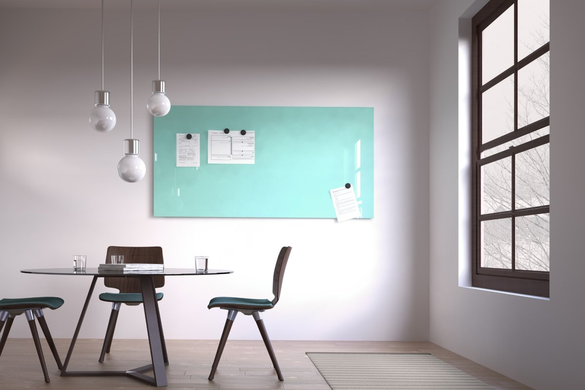 Стеклянная магнитномаркернаядоска askll 100x150см