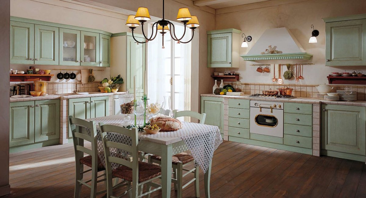 Шатура кухня Кантри в стиле Прованс