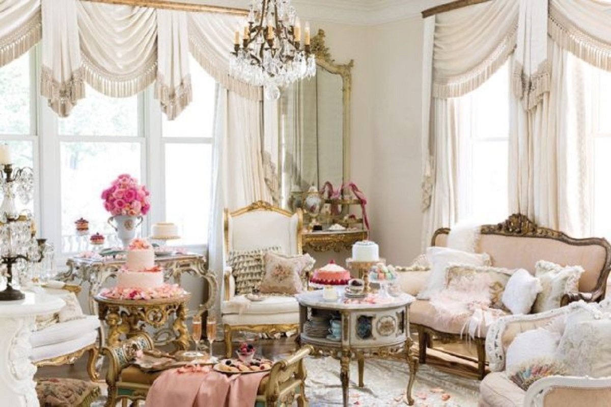 Стиль Марии Антуанетты в интерьере