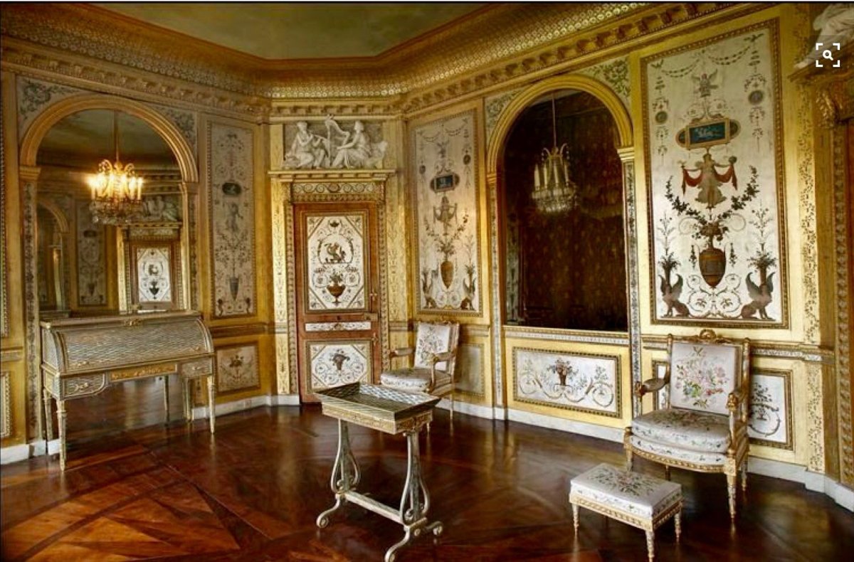 Дворец Фонтенбло Будуар Марии Антуанетты