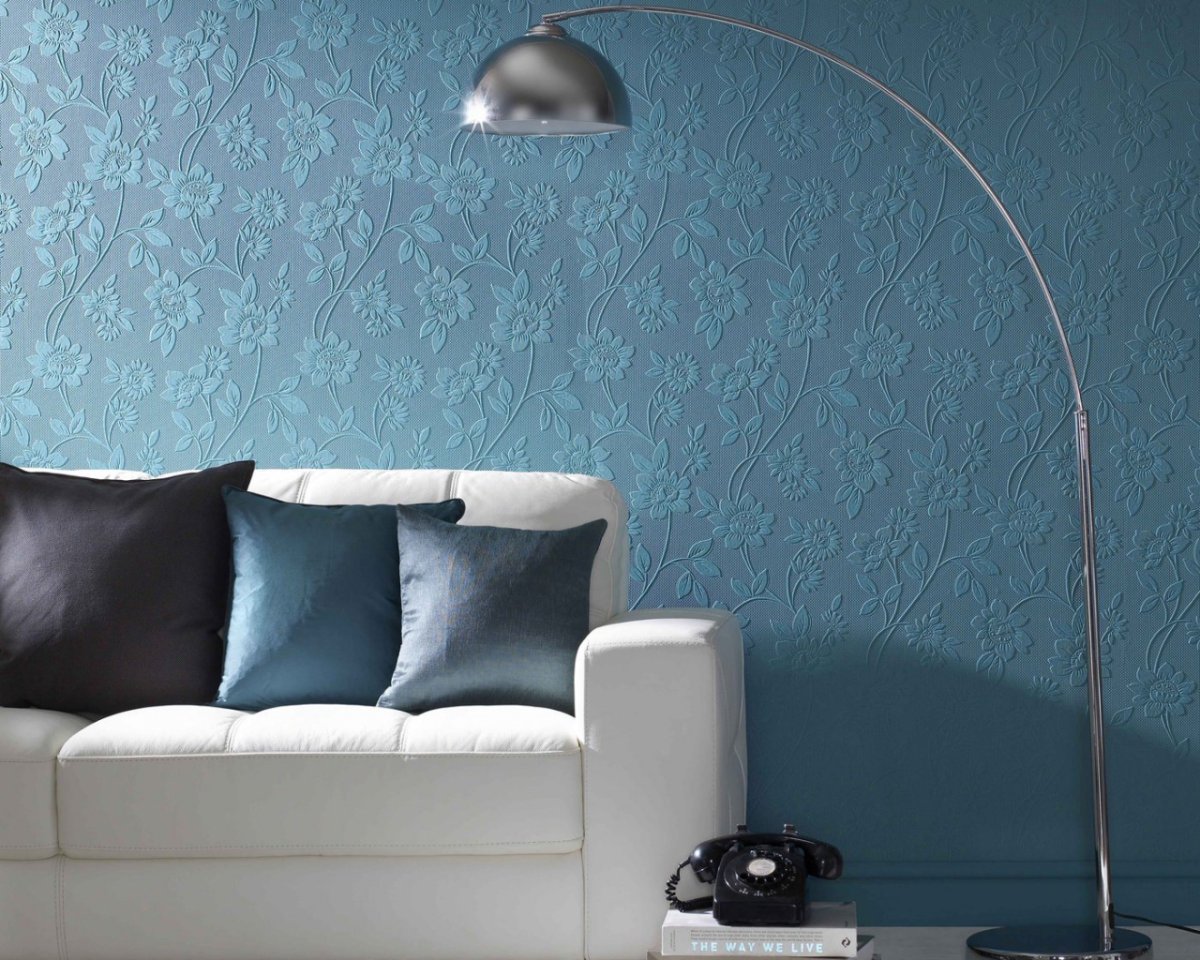 Стеклообои в интерьере кухни