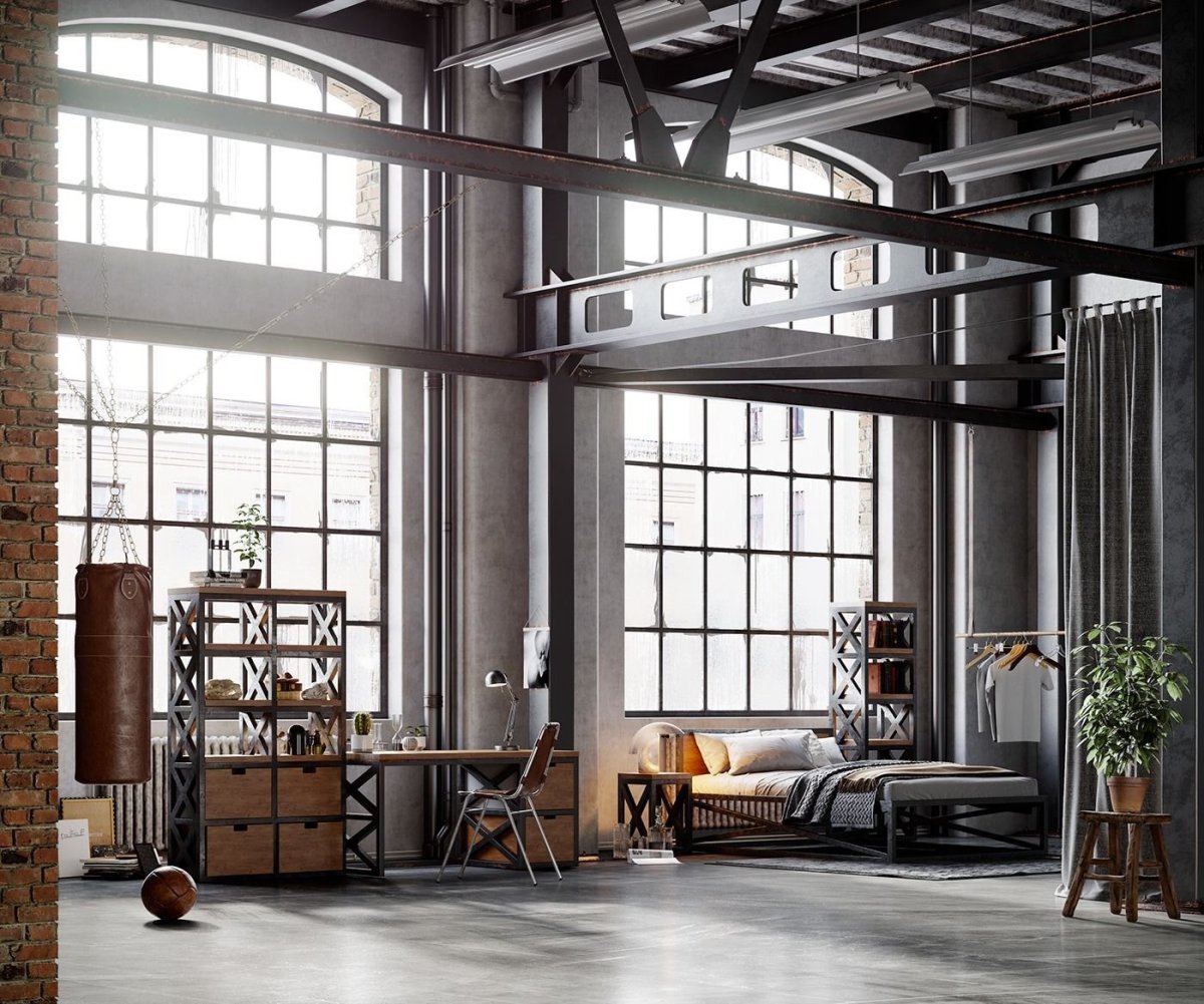 Лофт (Industrial Loft Kit) симс