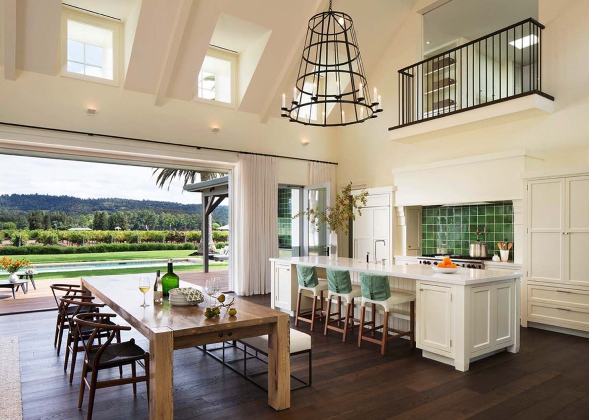 Фермерский дом интерьер