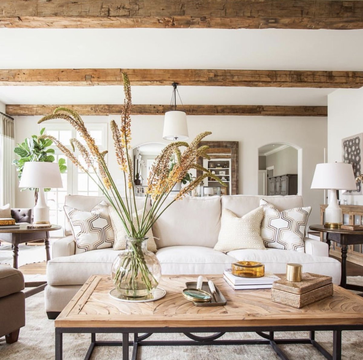 Гостиная в фермерском стиле