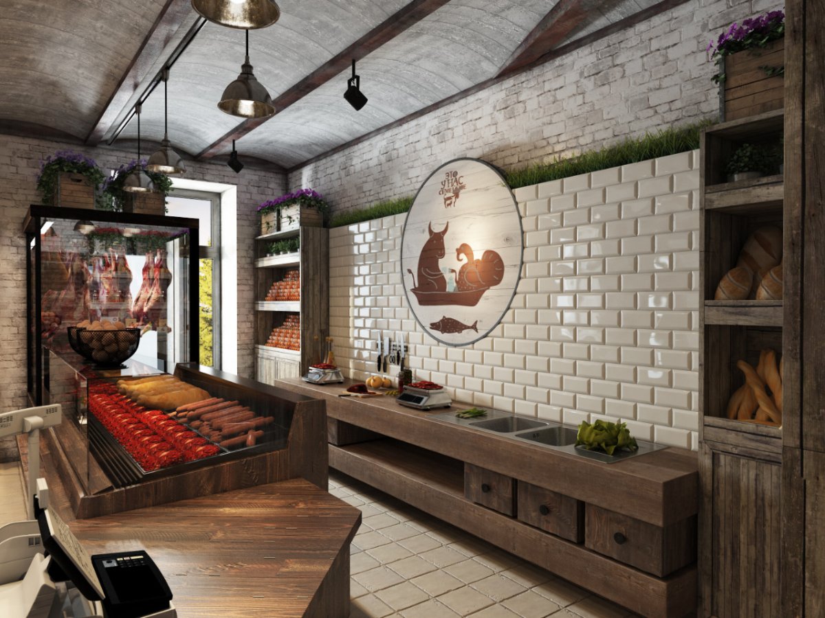 Магазин в фермерском стиле