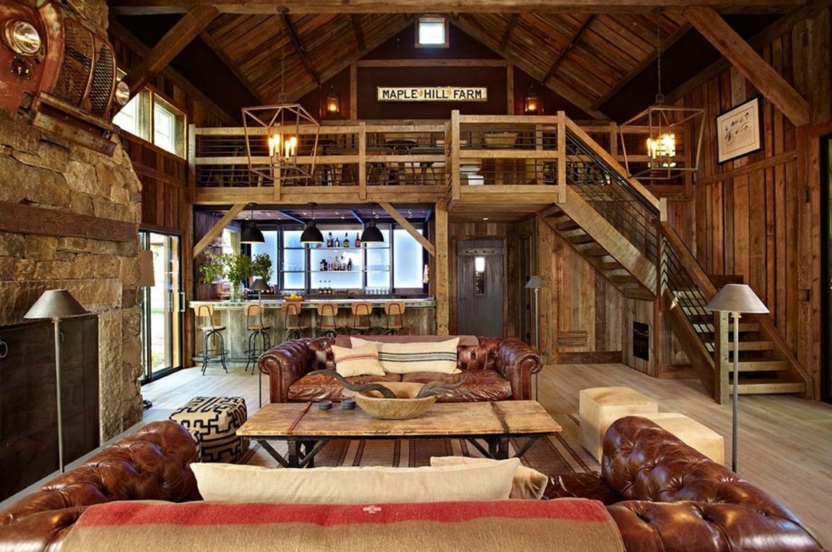 Дом в стиле американского амбара