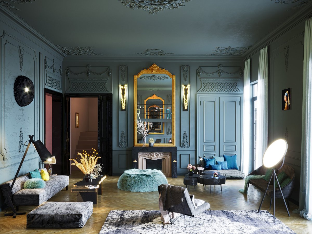 Ле Паризьен стиль в интерьере