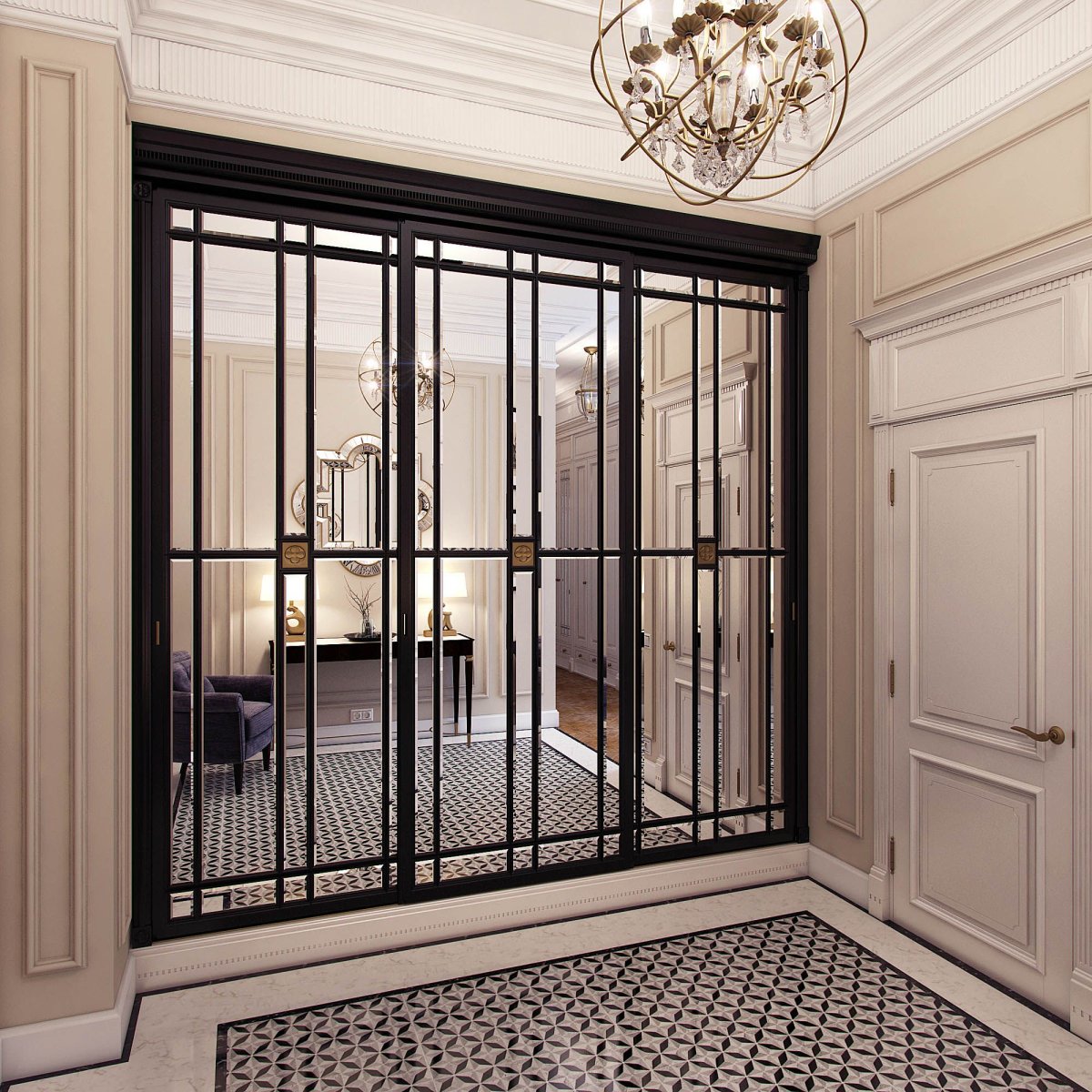 Межкомнатные двери Неоклассика арт деко