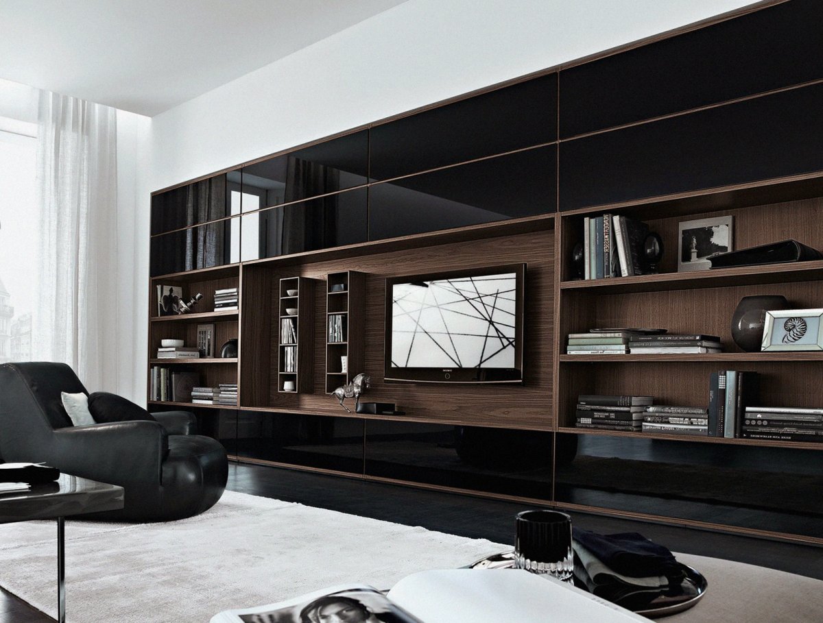 Дизайнерские шкафы в гостиную