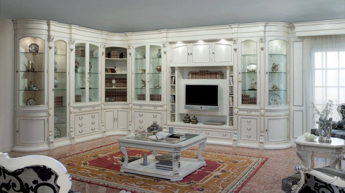 Гостиная мебель классика угловая