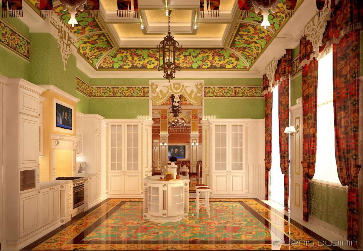 Стиль интерьера русские усадьбы