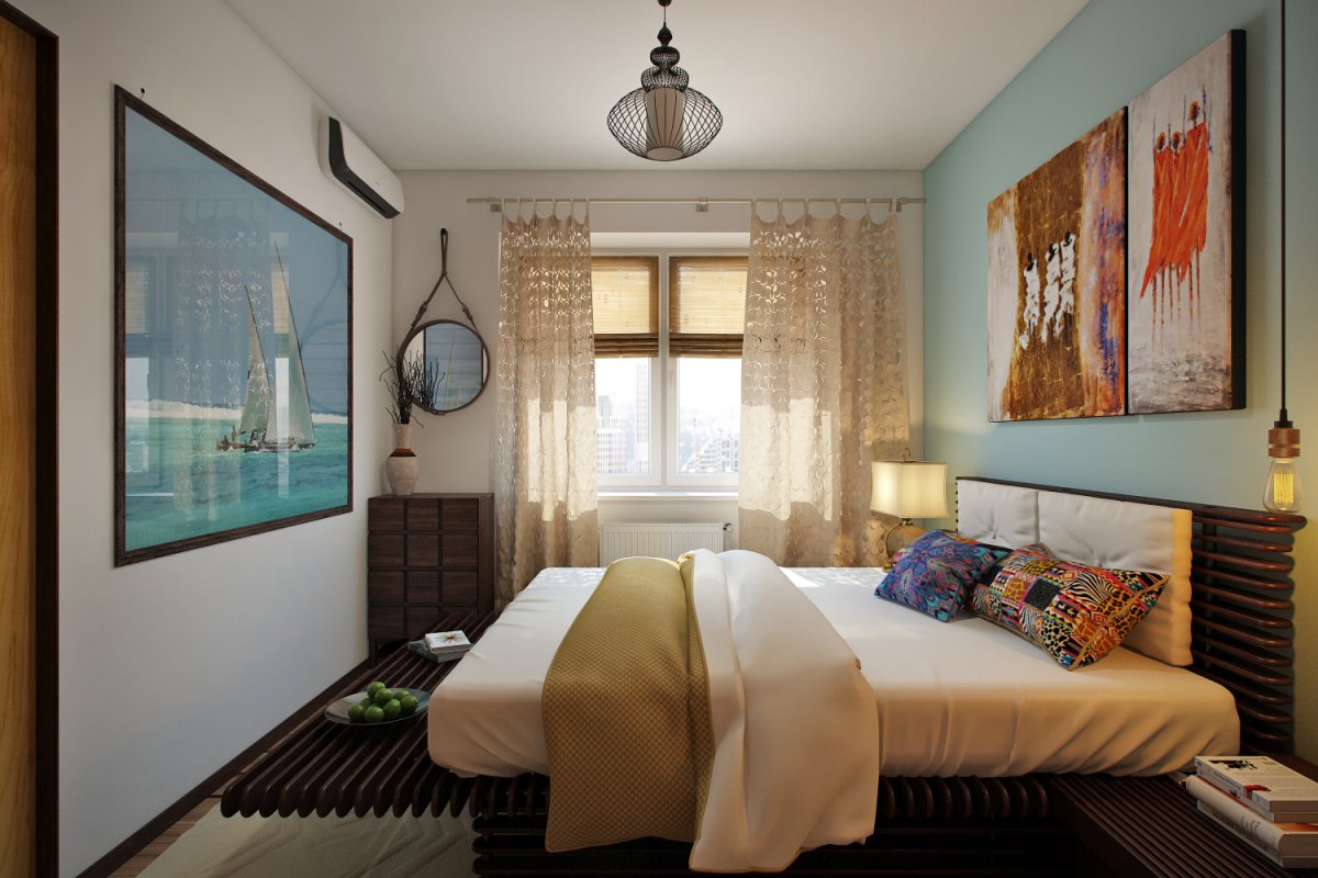 Варианты этнической спальни