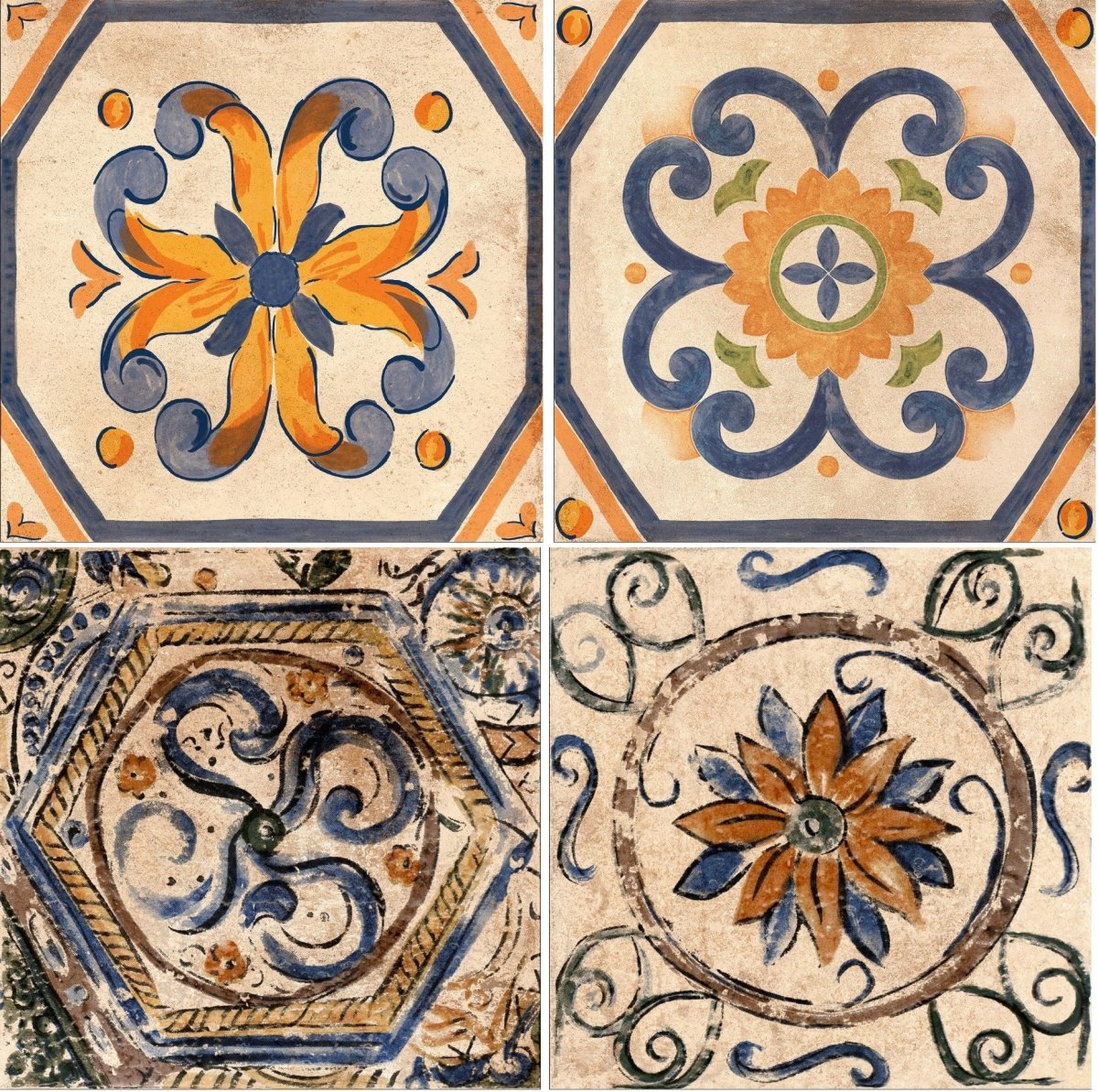 Средиземноморский интерьер изразцы