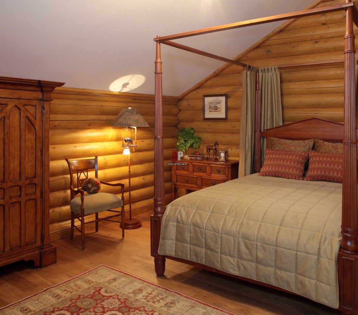 Кровать в русском стиле